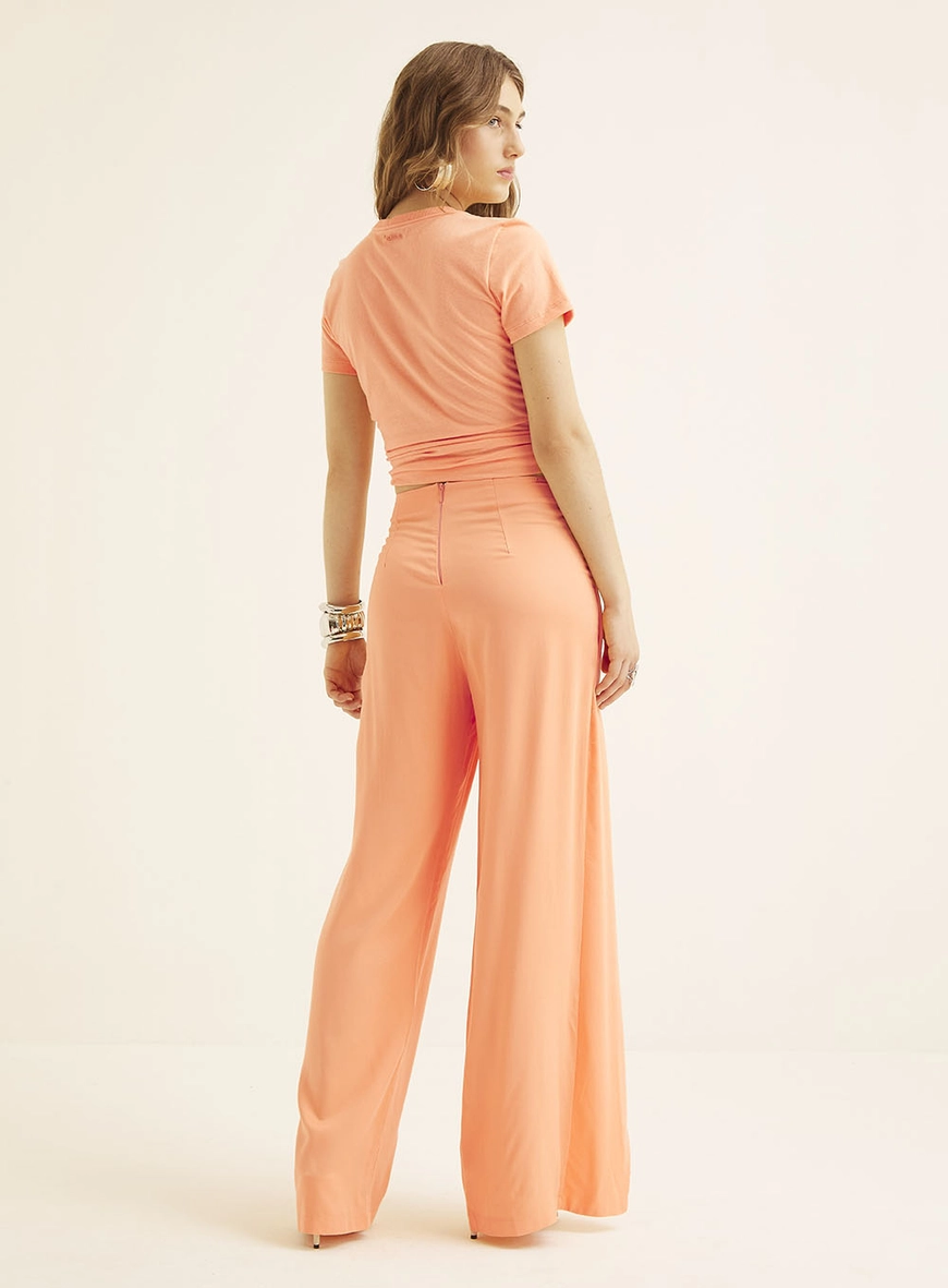 Camiseta Feminina Small Básica Laranja 5