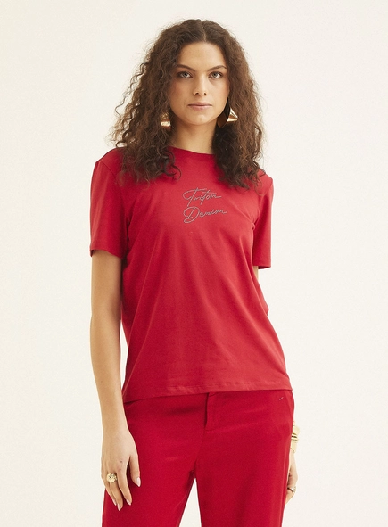 Camiseta Feminina Básica Com Estampa
