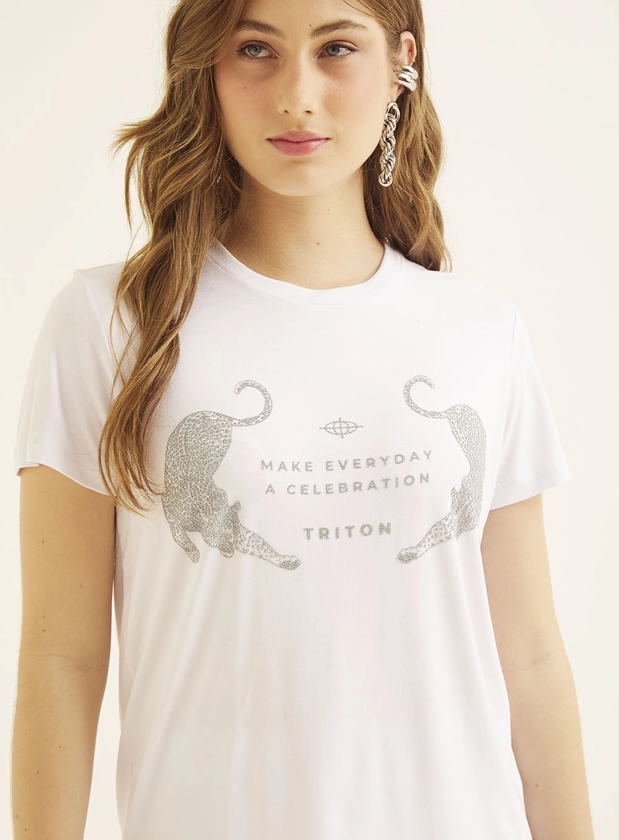 Camiseta Manga Curta Comfort Branco 3