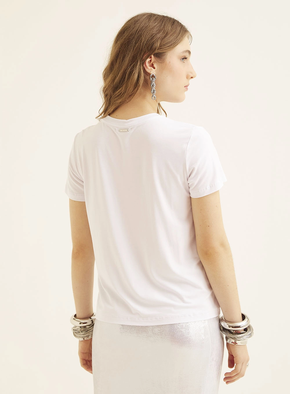 Camiseta Manga Curta Comfort Branco 4