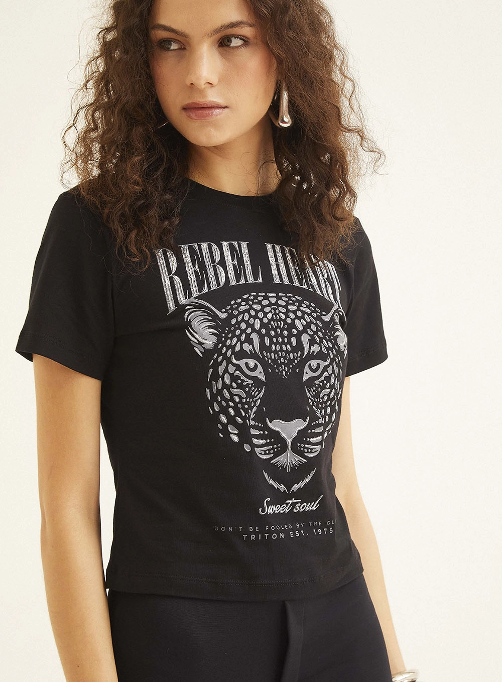 Camiseta Estampada Preto 3