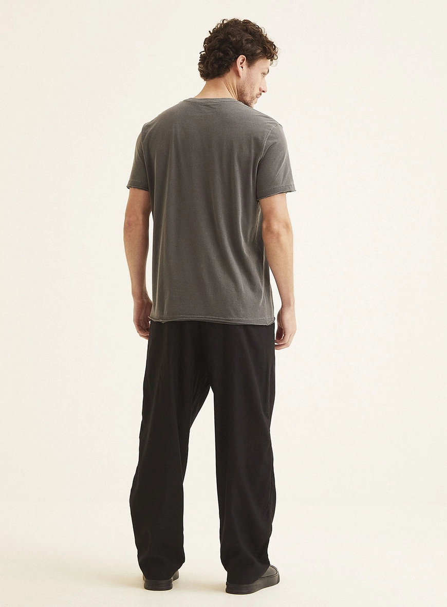 Camiseta Masculina New Com Estampa Preto 5