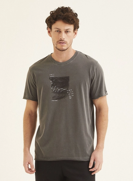 Camiseta Masculina New Com Estampa