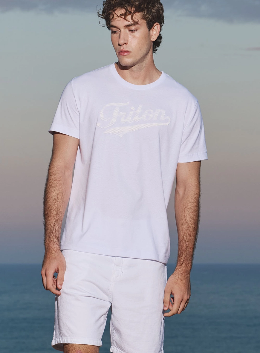 Camiseta Masculina New Básica Branco 1