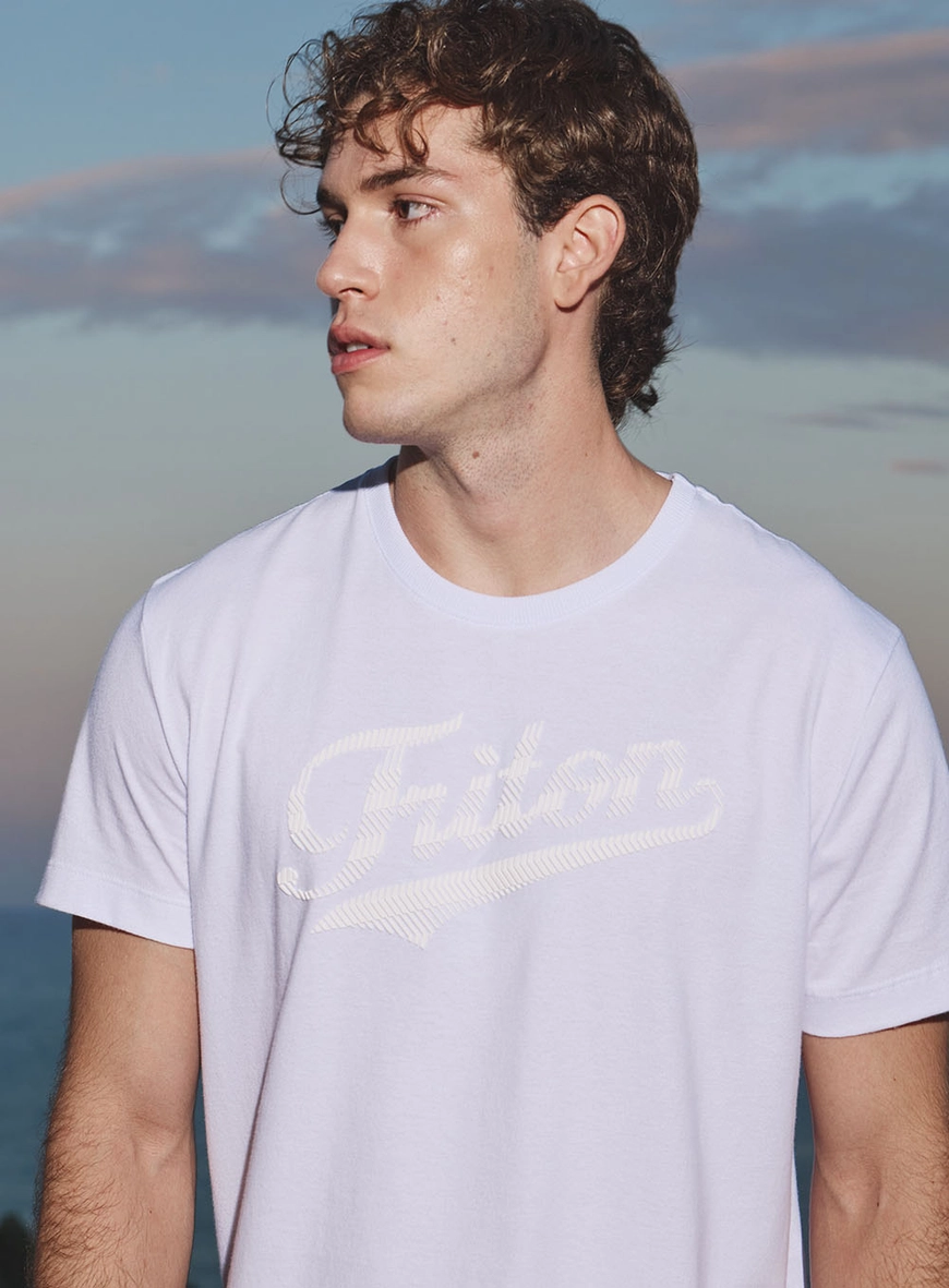 Camiseta Masculina New Básica Branco 2