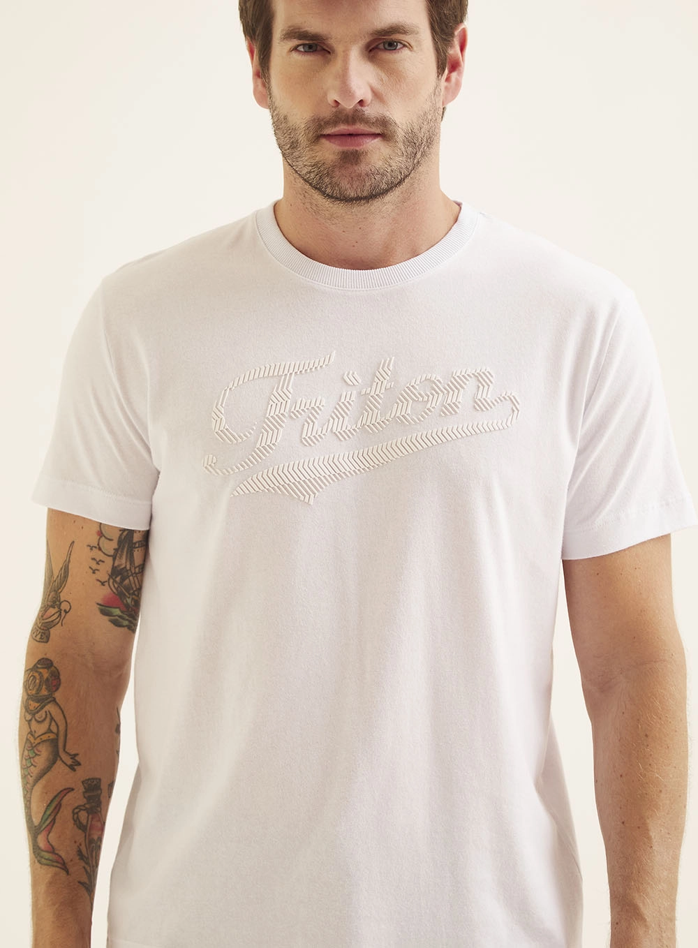 Camiseta Masculina New Básica Branco 3