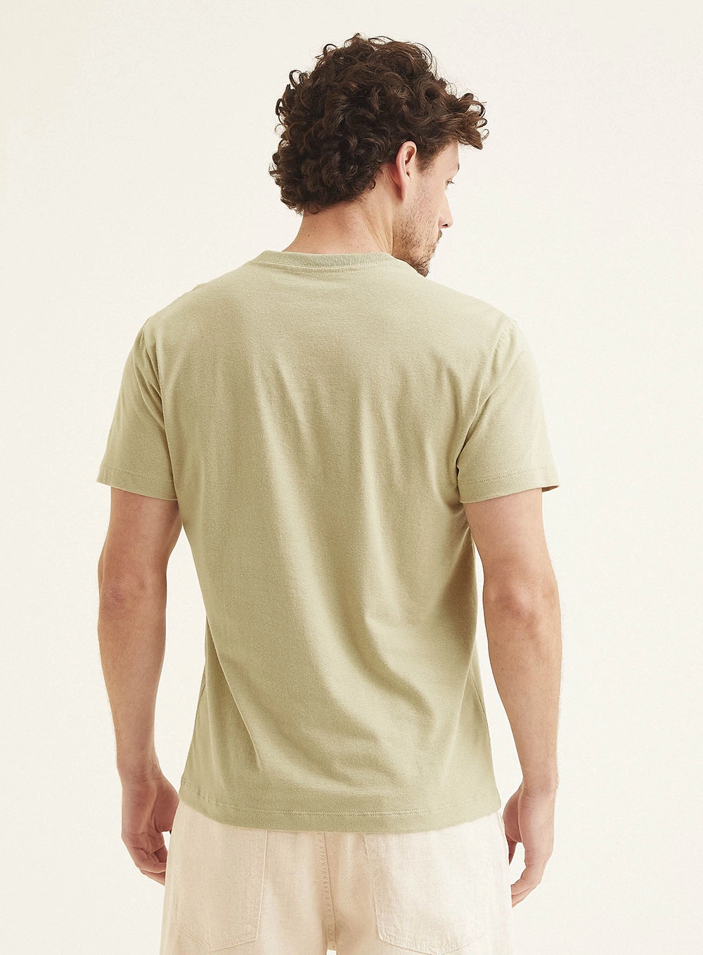 Camiseta Masculina Básica Fit Verde 4
