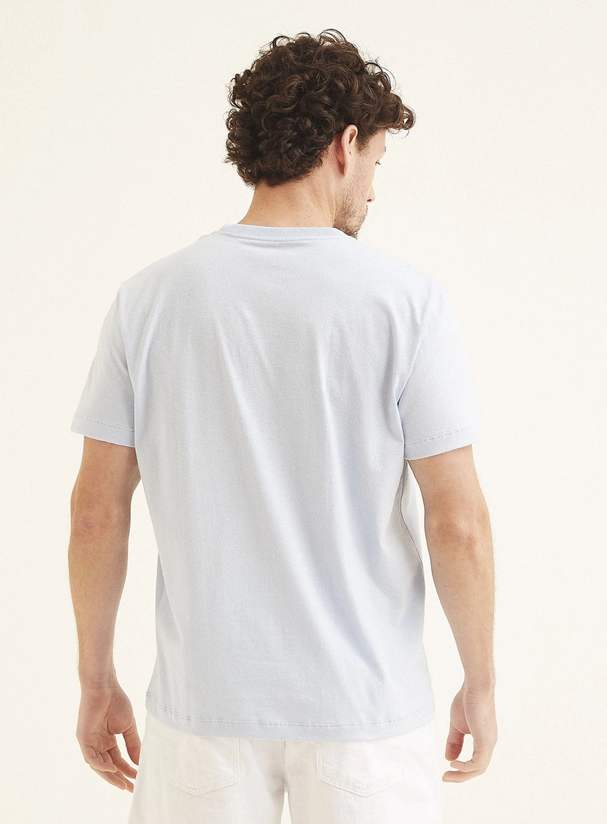 Camiseta Masculina New Com Estampa Azul 4