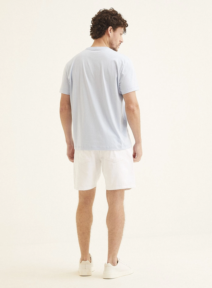 Camiseta Masculina New Com Estampa Azul 5
