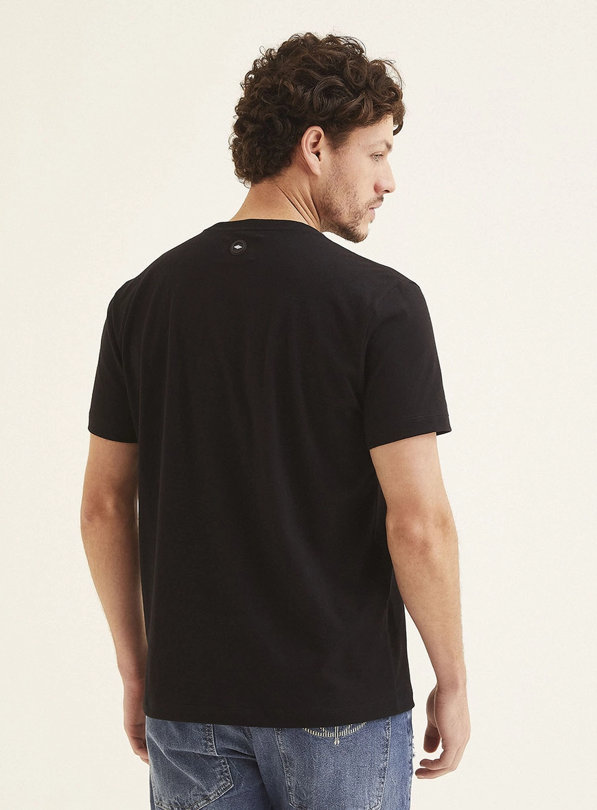 Camiseta New Com Estampa Preto 4
