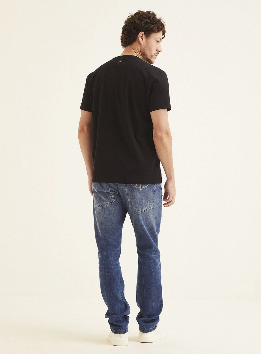 Camiseta New Com Estampa Preto 5