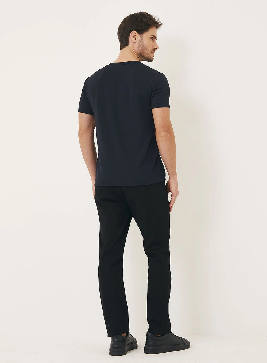 Camiseta Masculina New Manga Curta Preto 5