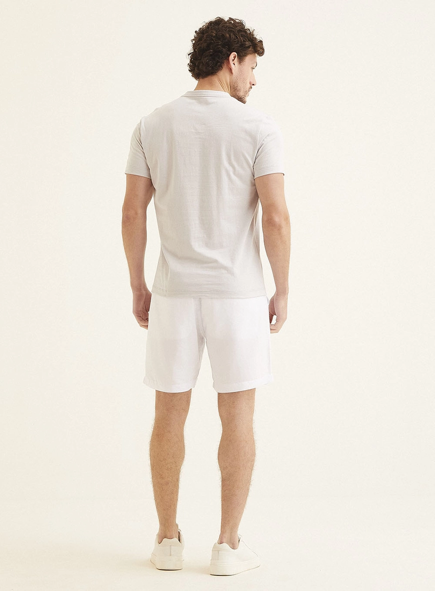 Camiseta Masculina Fit Com Estampa Cinza 5