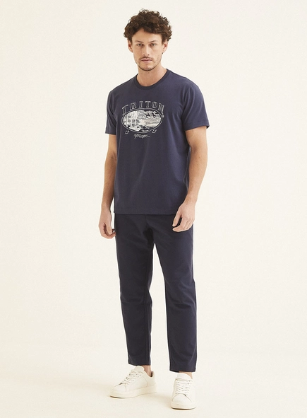 Camiseta Masculina New Com Estampa