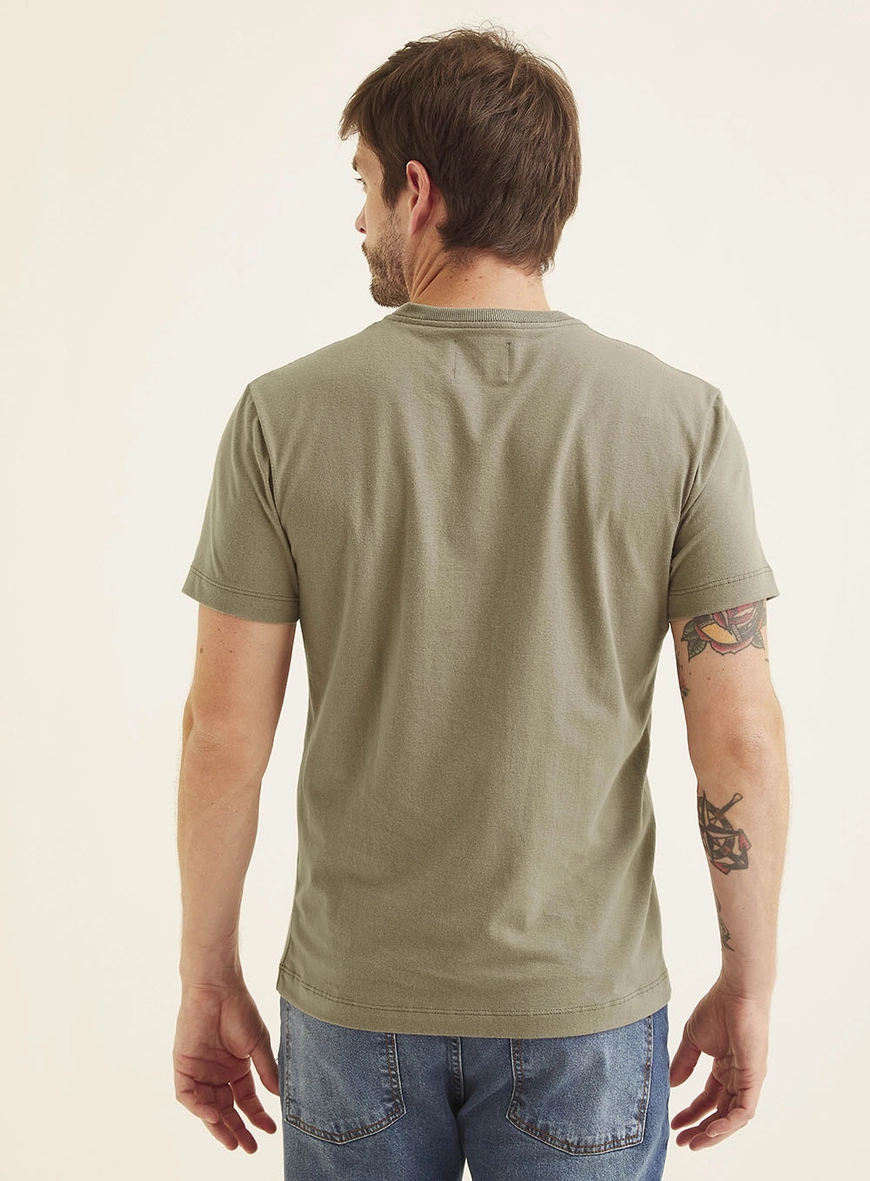 Camiseta Masculina Fit Com Estampa Marrom 4