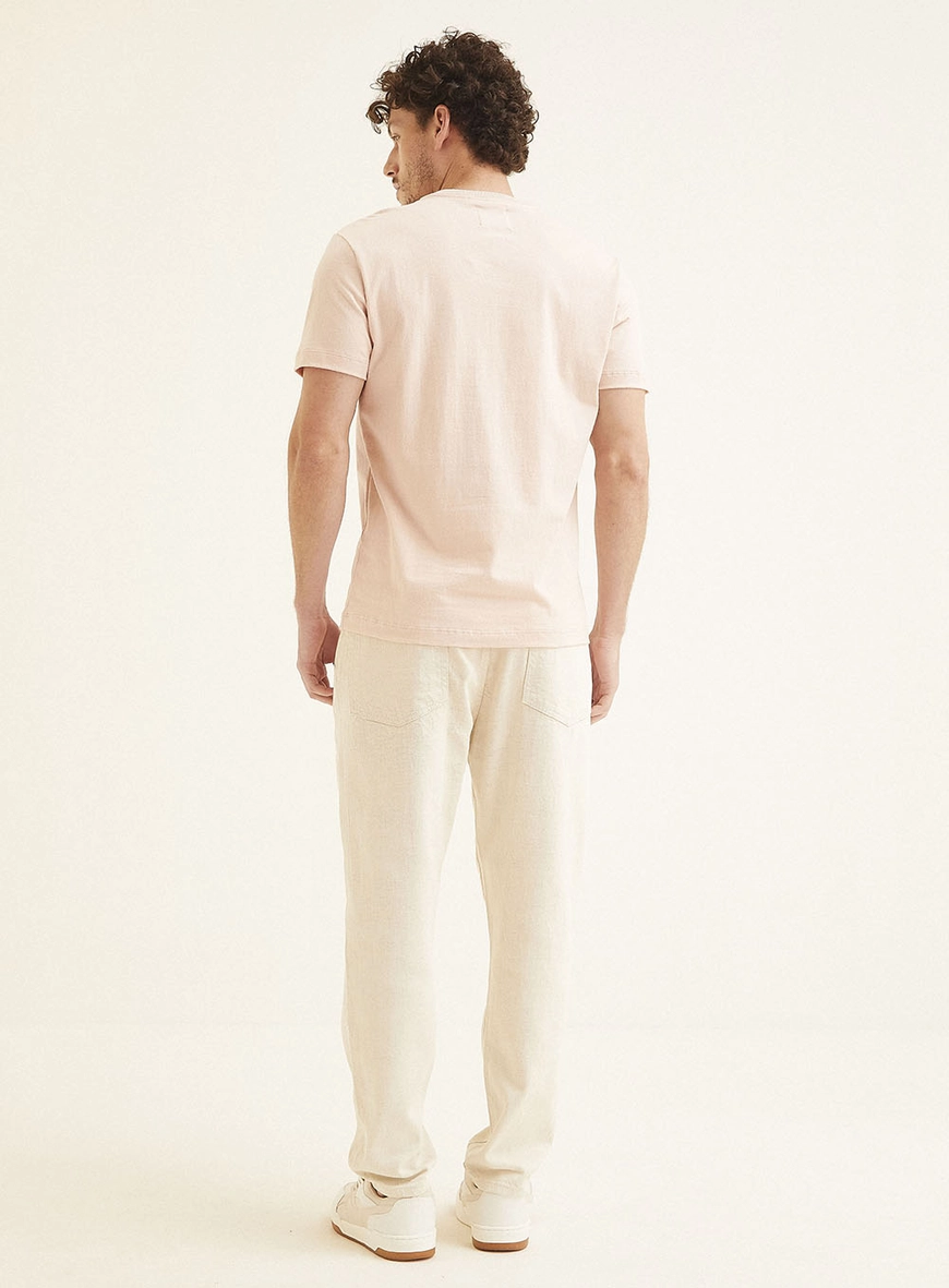 Camiseta Masculina Fit Básico Rosa 5