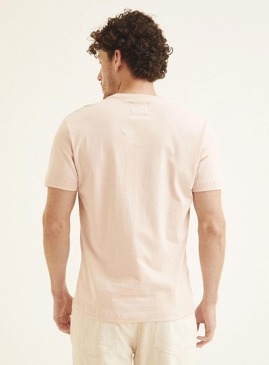 Camiseta Masculina Fit Básico Rosa 4