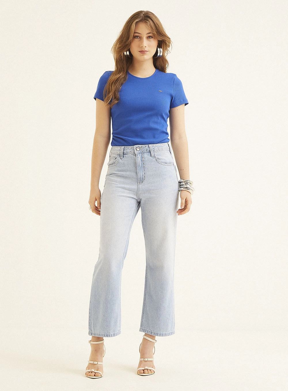 Blusa Small Canelada Azul 1