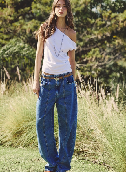 Blusa Small Decote Assimétrico