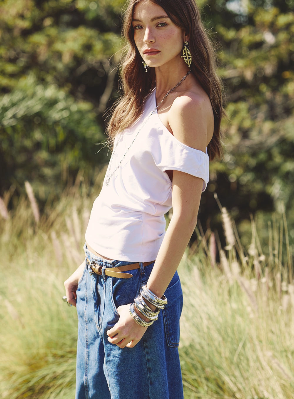 Blusa Small Decote Assimétrico Branco 2