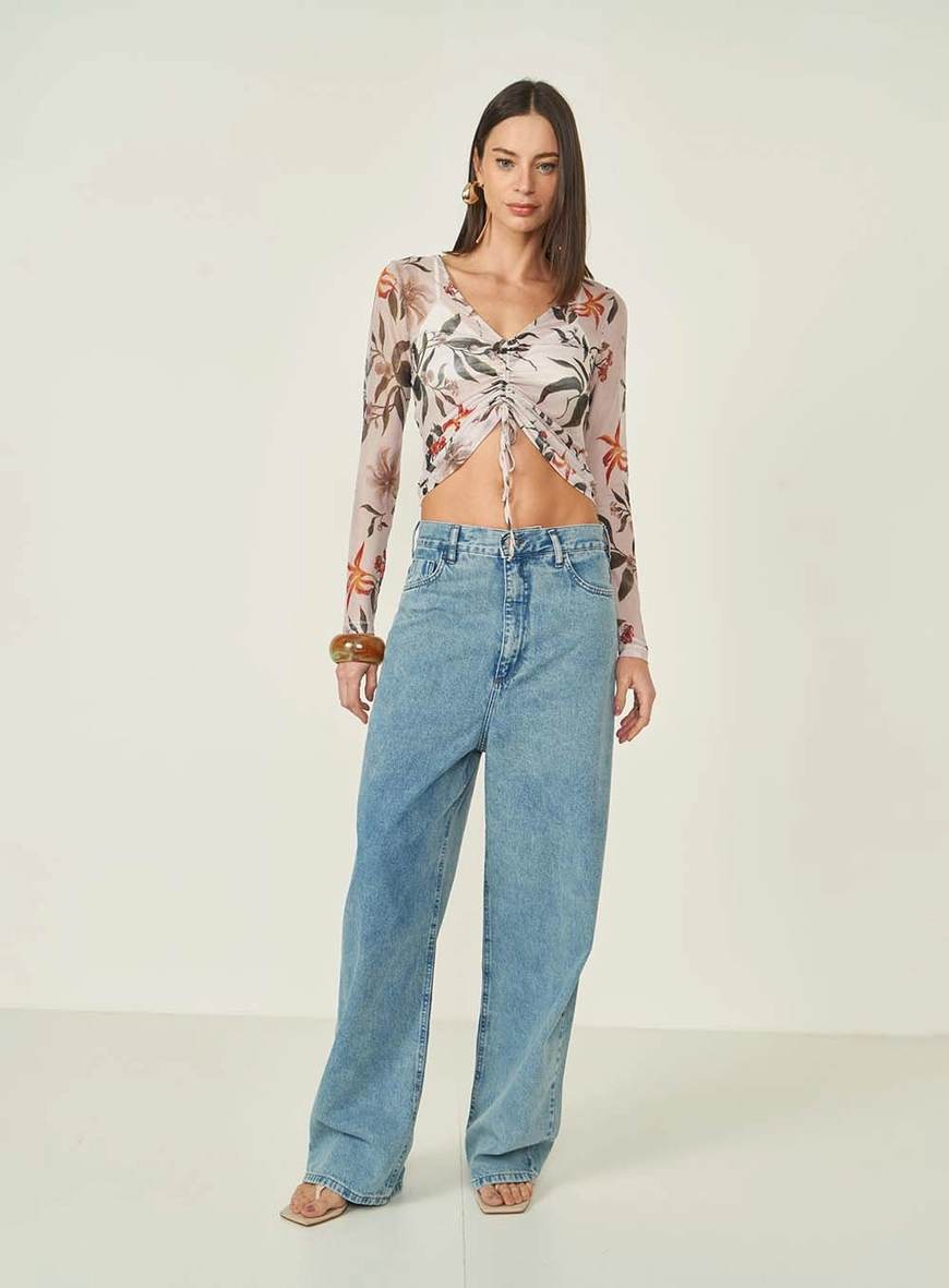 Calca Jeans Feminina Baggy California