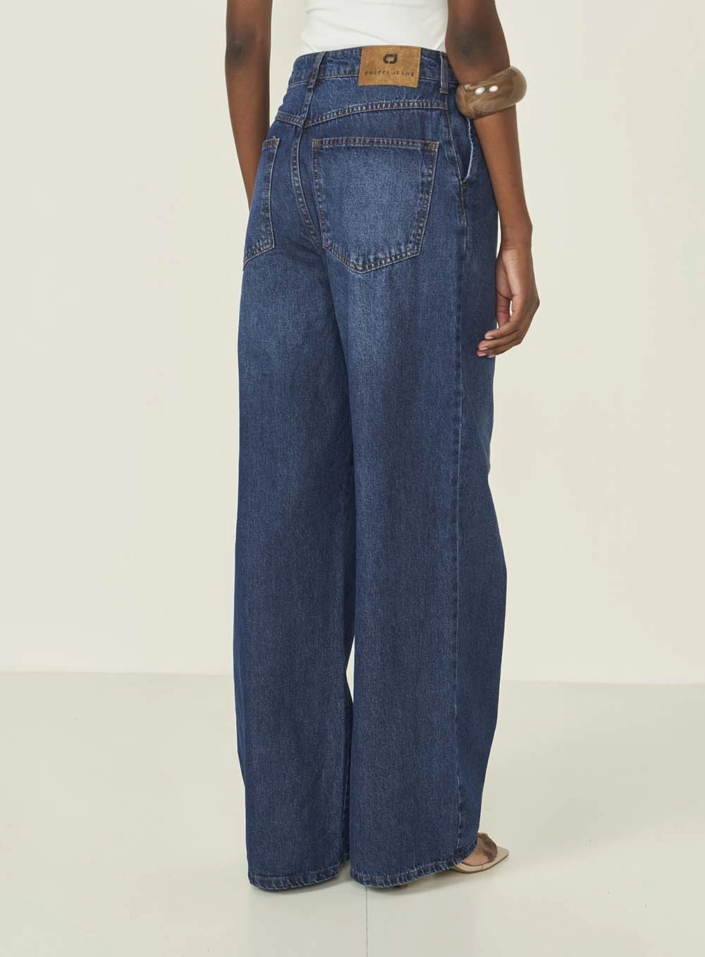 Calca Jeans Feminina Alfaiataria Tóquio Índigo