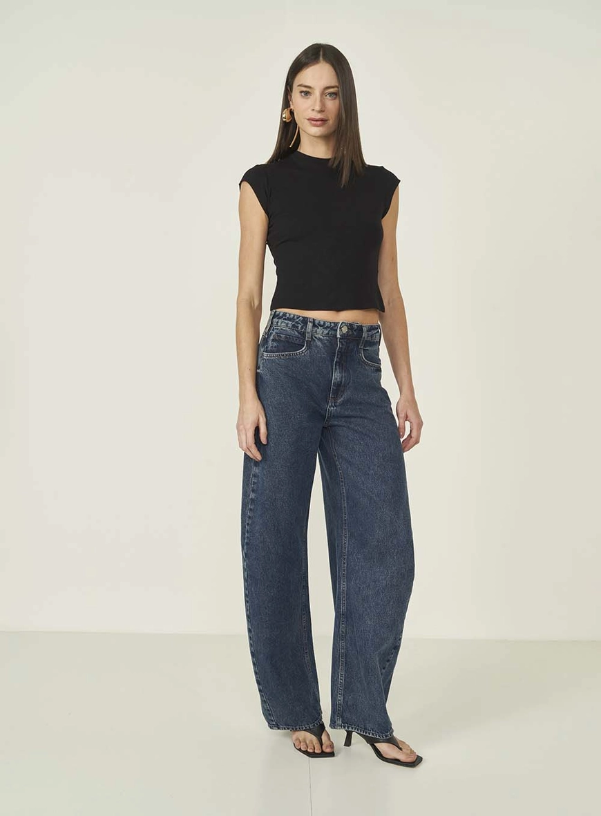 Calca Jeans Feminina Barrel Dublin