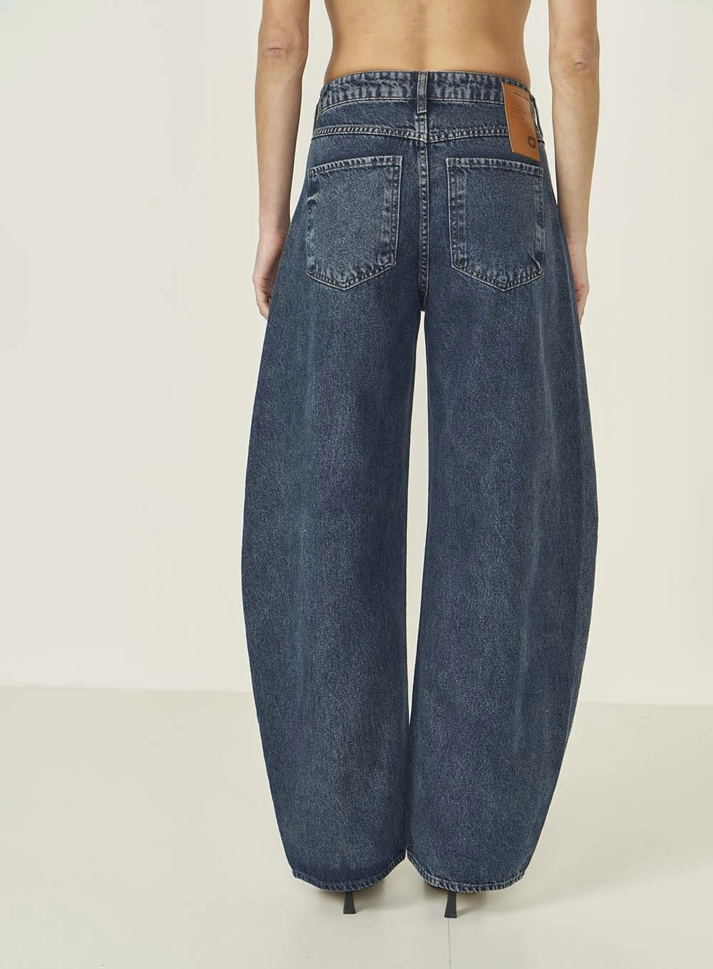 Calca Jeans Feminina Barrel Dublin Índigo