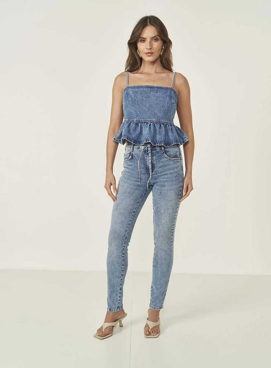 Calca Jeans Feminina Skinny Nova York