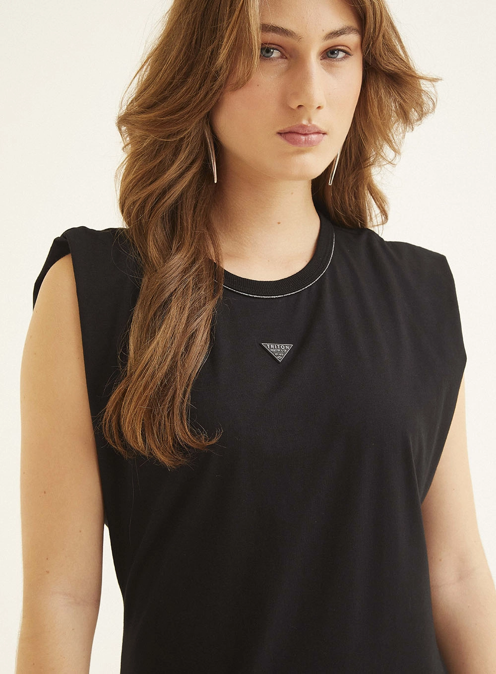 Vestido Curto T-shirt Dress Preto 3