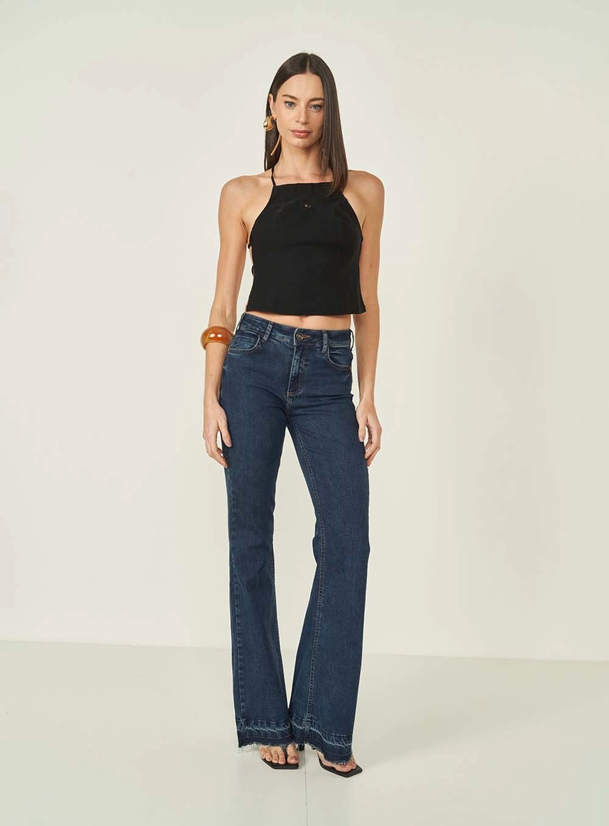 Calca Jeans Feminina Flare Nova York