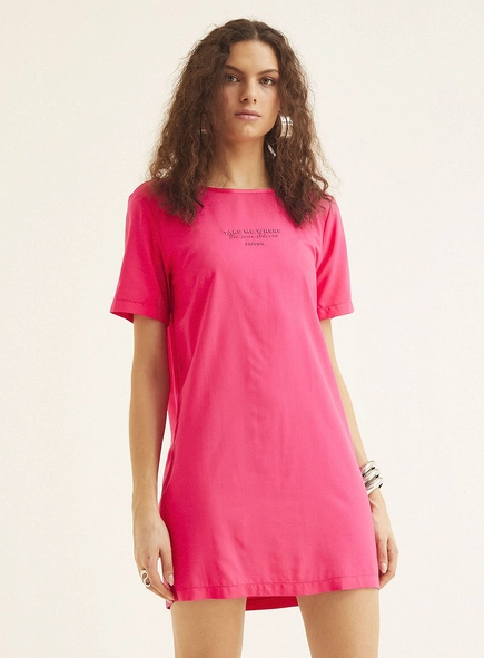 Vestido Curto T-shirt Dress