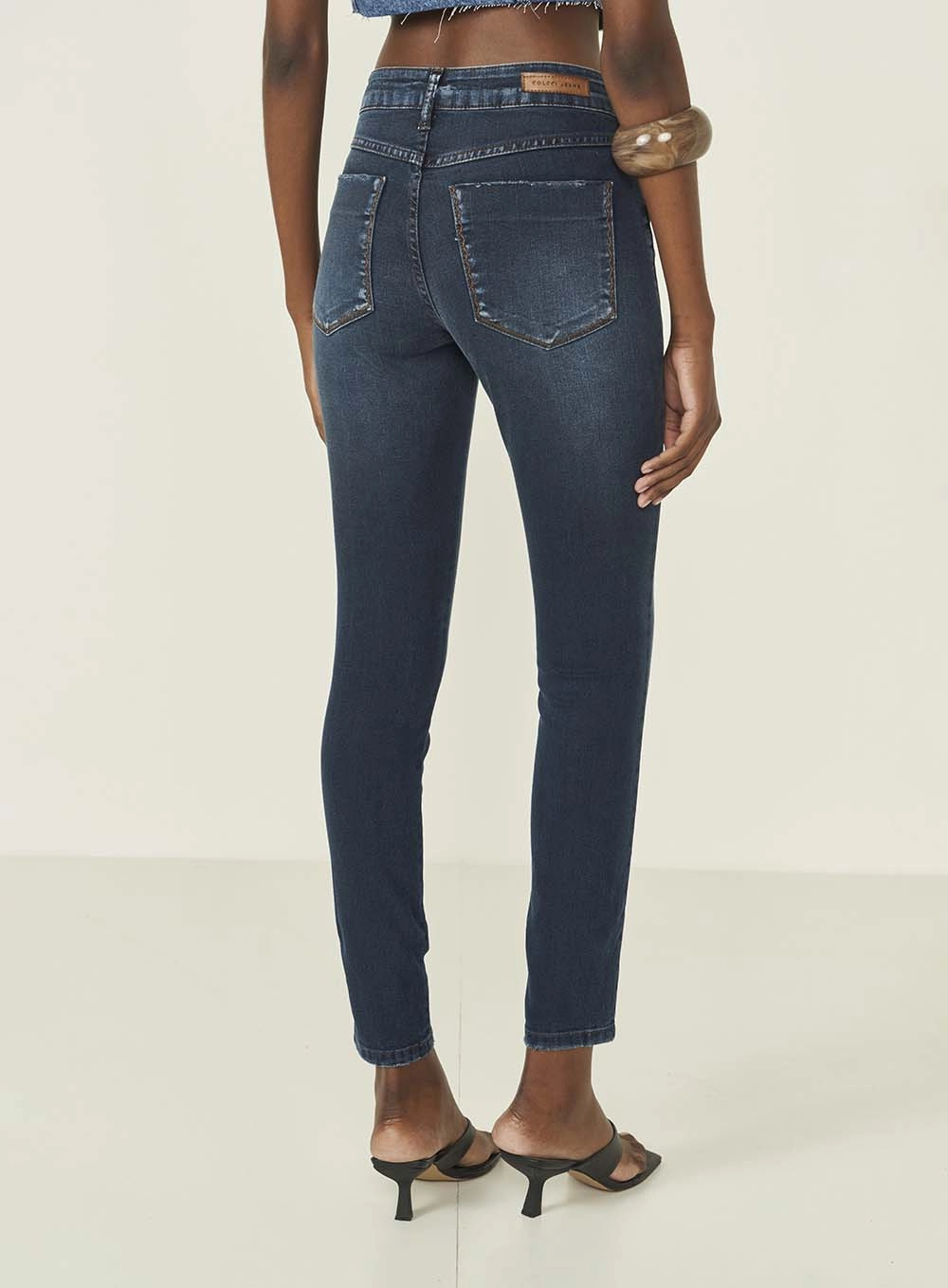 Calca Jeans Feminina Skinny Nova York Índigo