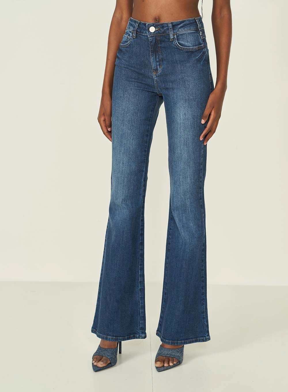 Calça Jeans Nova York Flare Índigo
