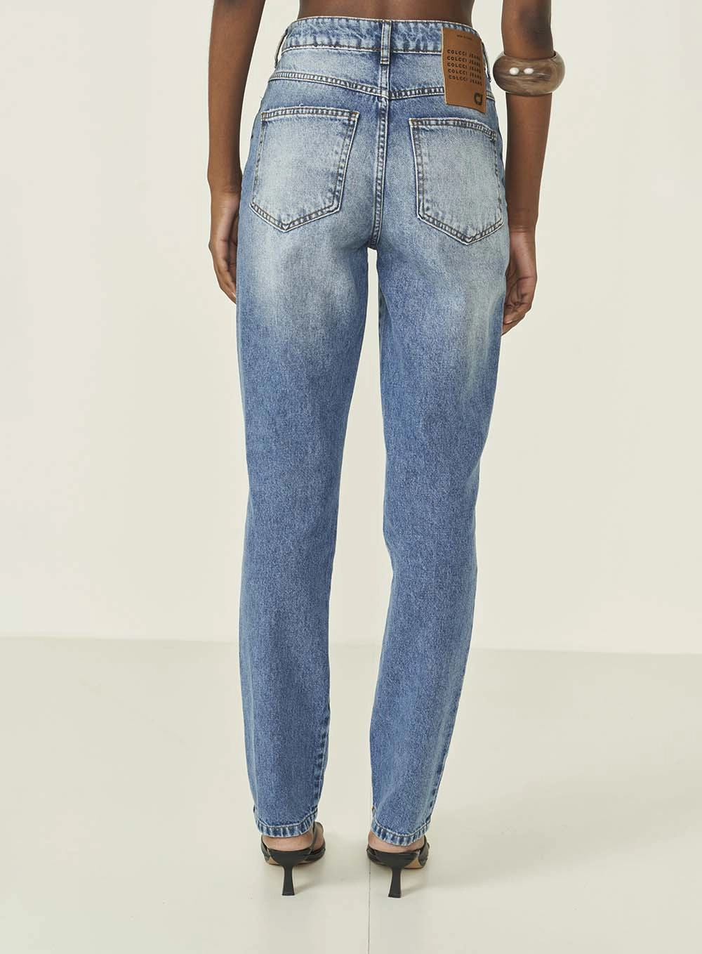 Calça Jeans Reta Roma Índigo