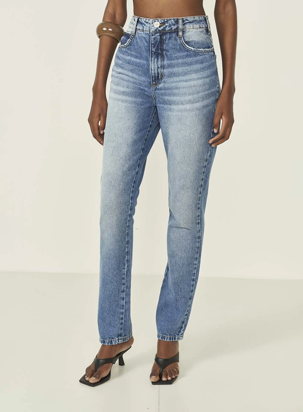 Calça Jeans Reta Roma Índigo