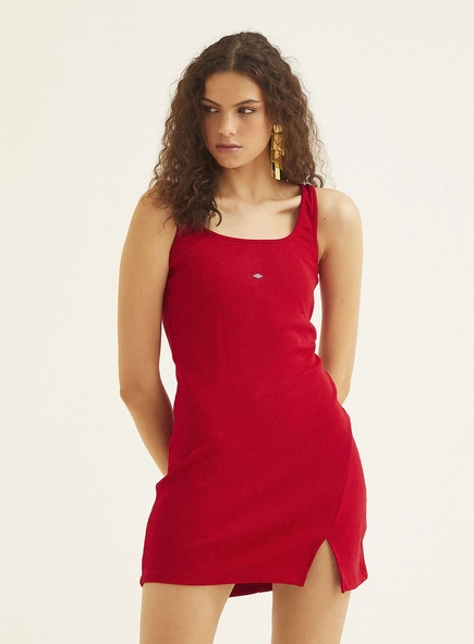 Vestido Canelado