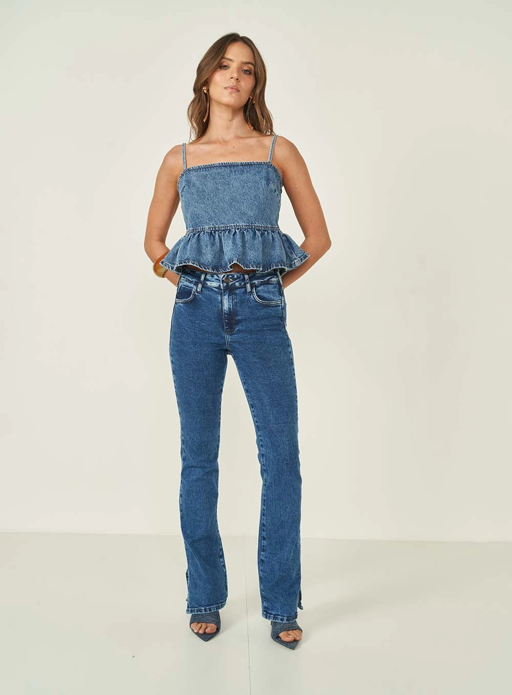 Calça Jeans Nova York Reta Índigo