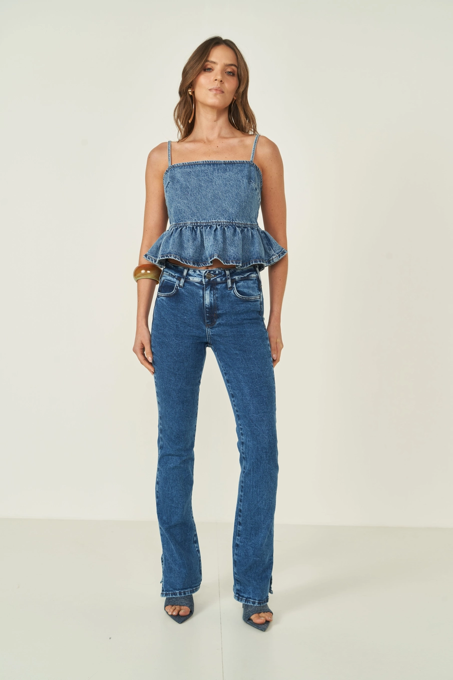 Calça Jeans Nova York Reta Índigo