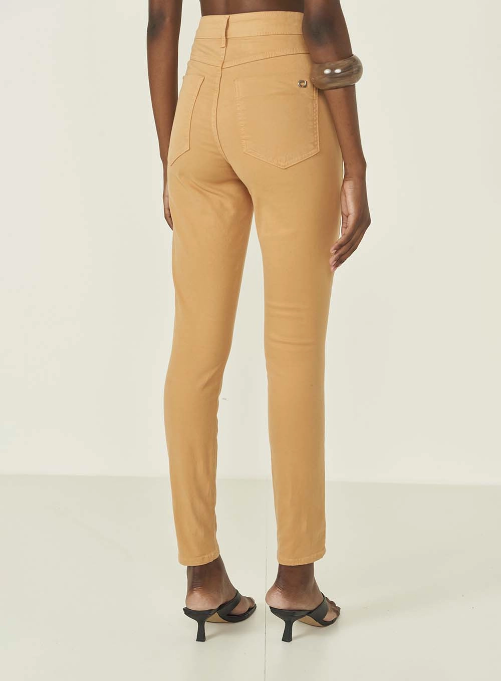 Calca Feminina Skinny Madrid Stretch Bege