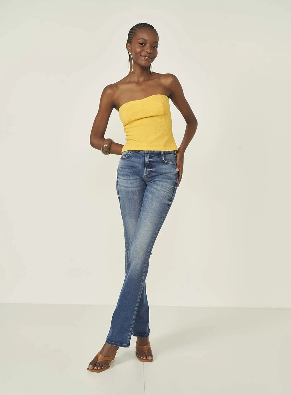 Calça Jeans Nova York Reta Índigo