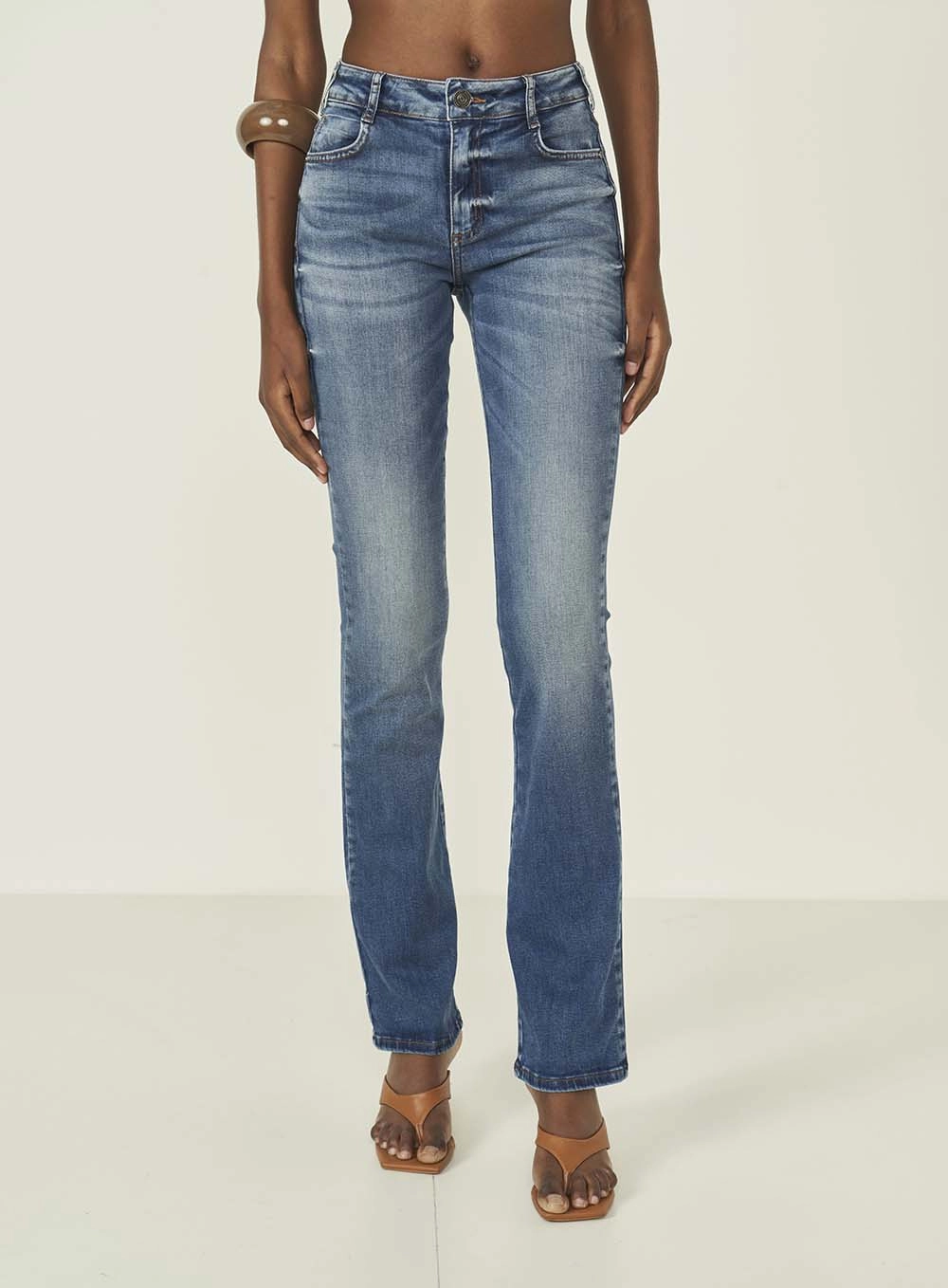 Calça Jeans Nova York Reta Índigo