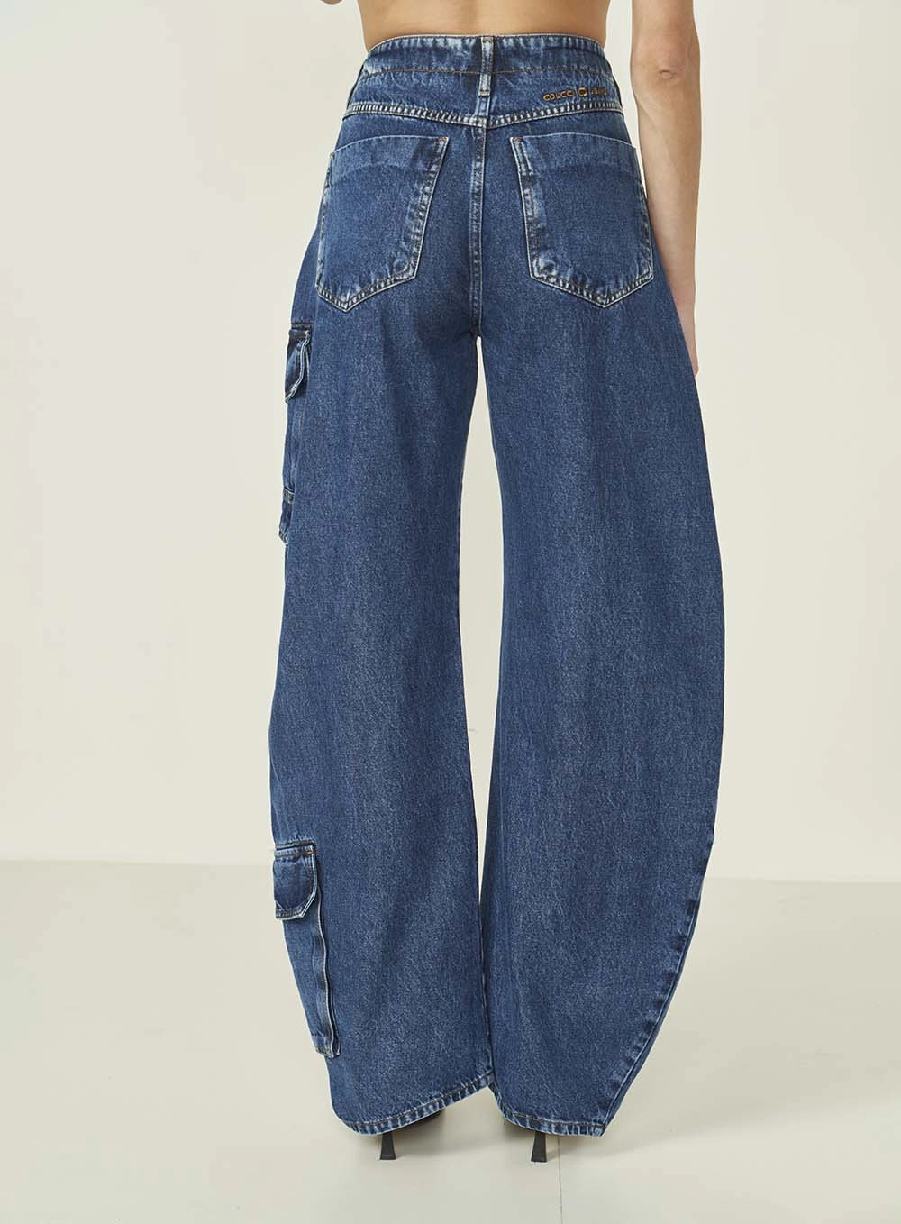 Calca Jeans Feminina Barrel Barcelona Índigo