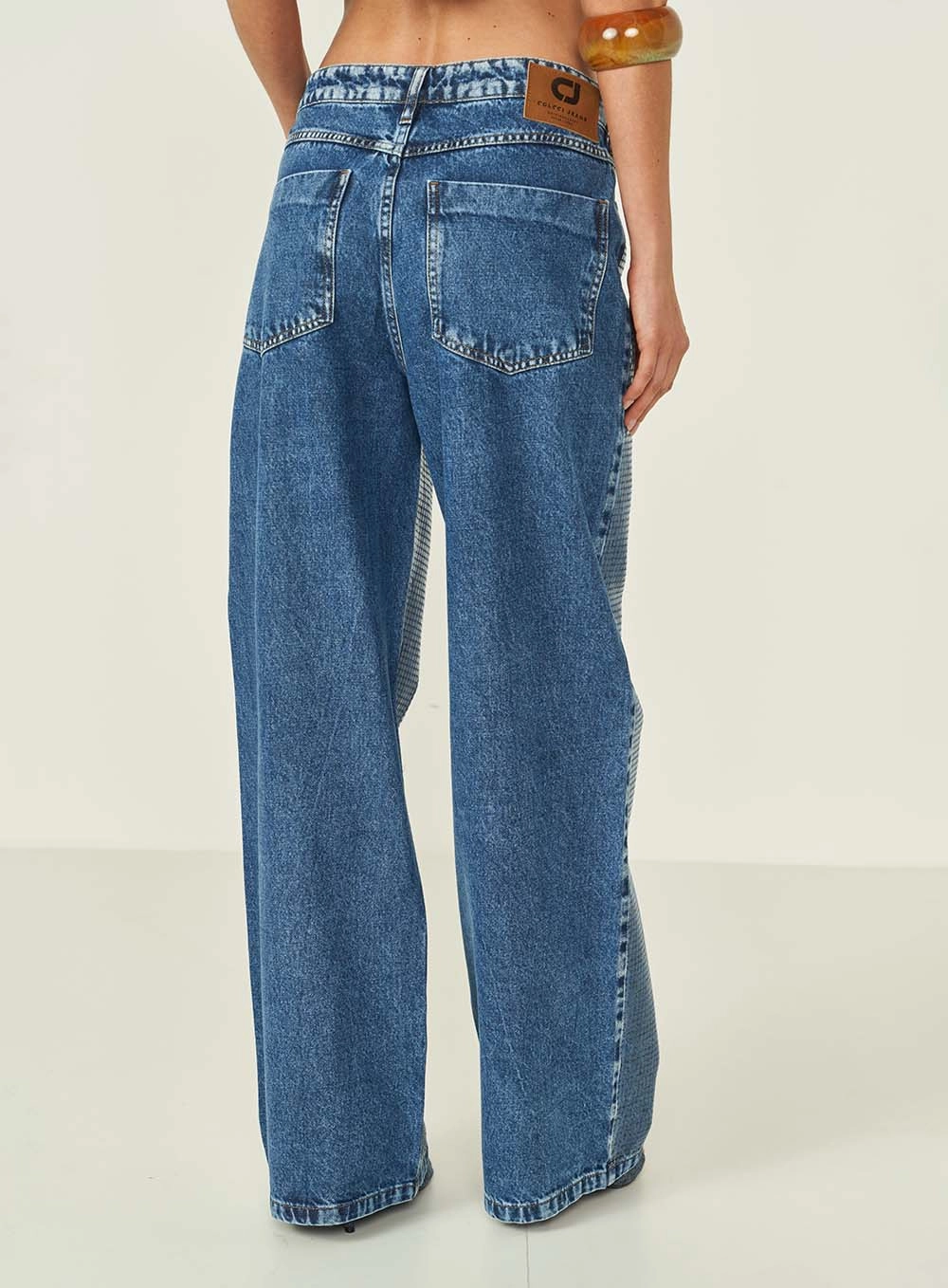 Calca Jeans Feminina Baggy Seul Índigo