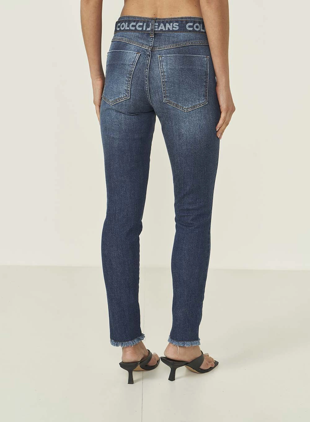 Calça Jeans Skinny Nova York Com Cinto Índigo