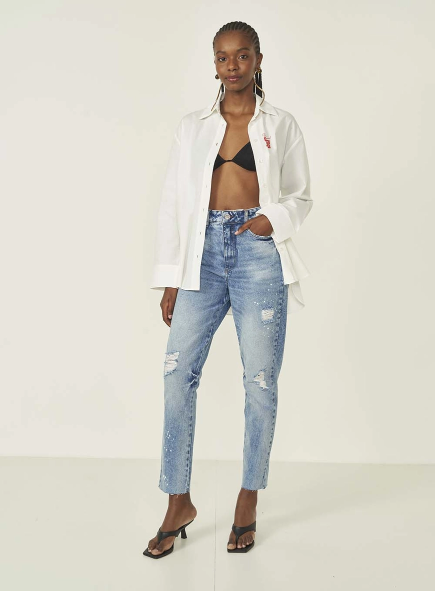 Calça Jeans Mom Madrid