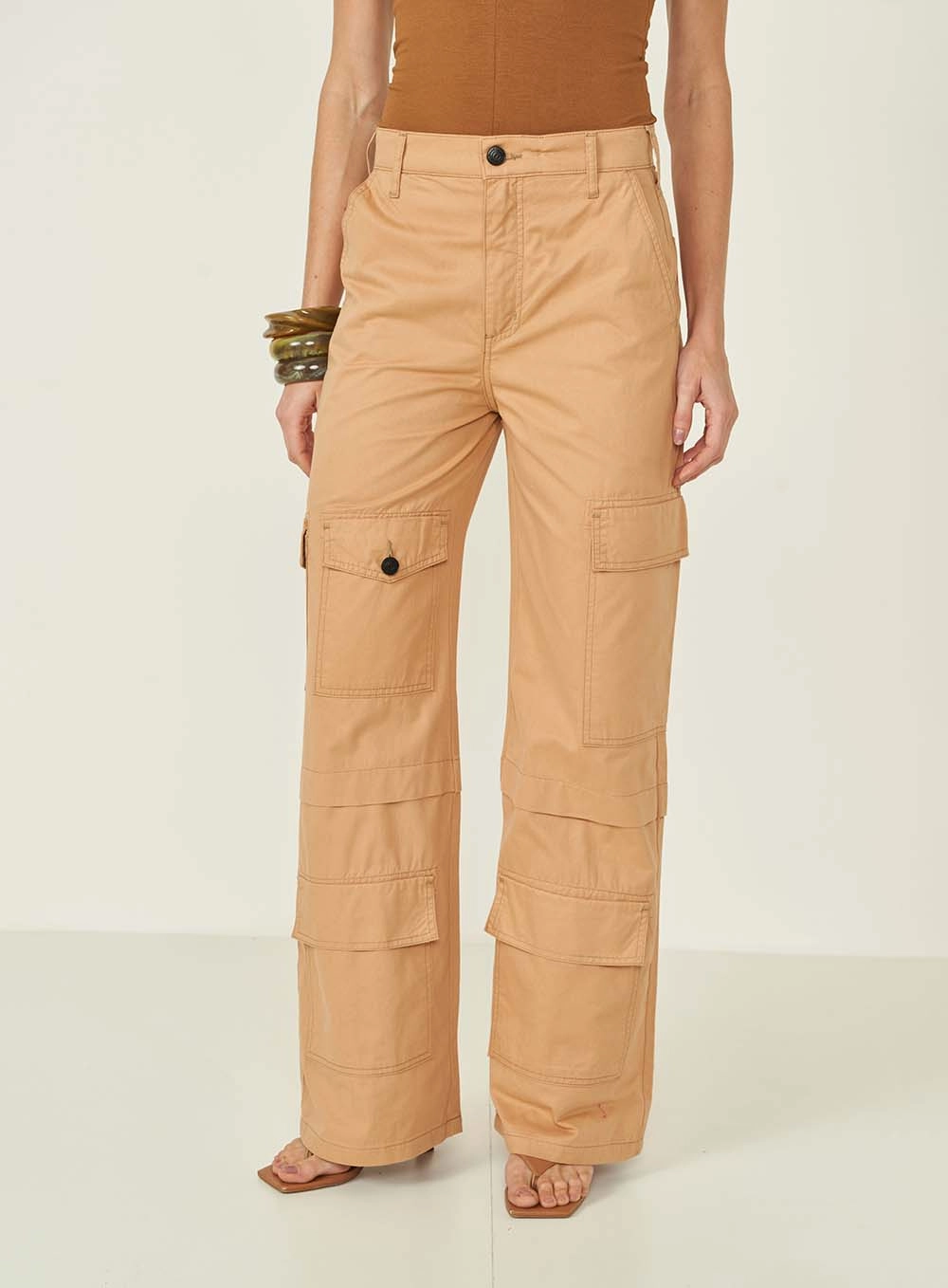 Calça Sarja Barcelona Bege