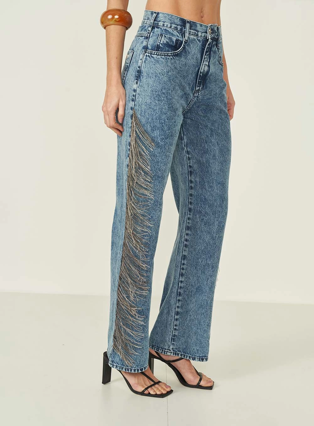Calça Jeans Feminina Boyish Barcelona Índigo