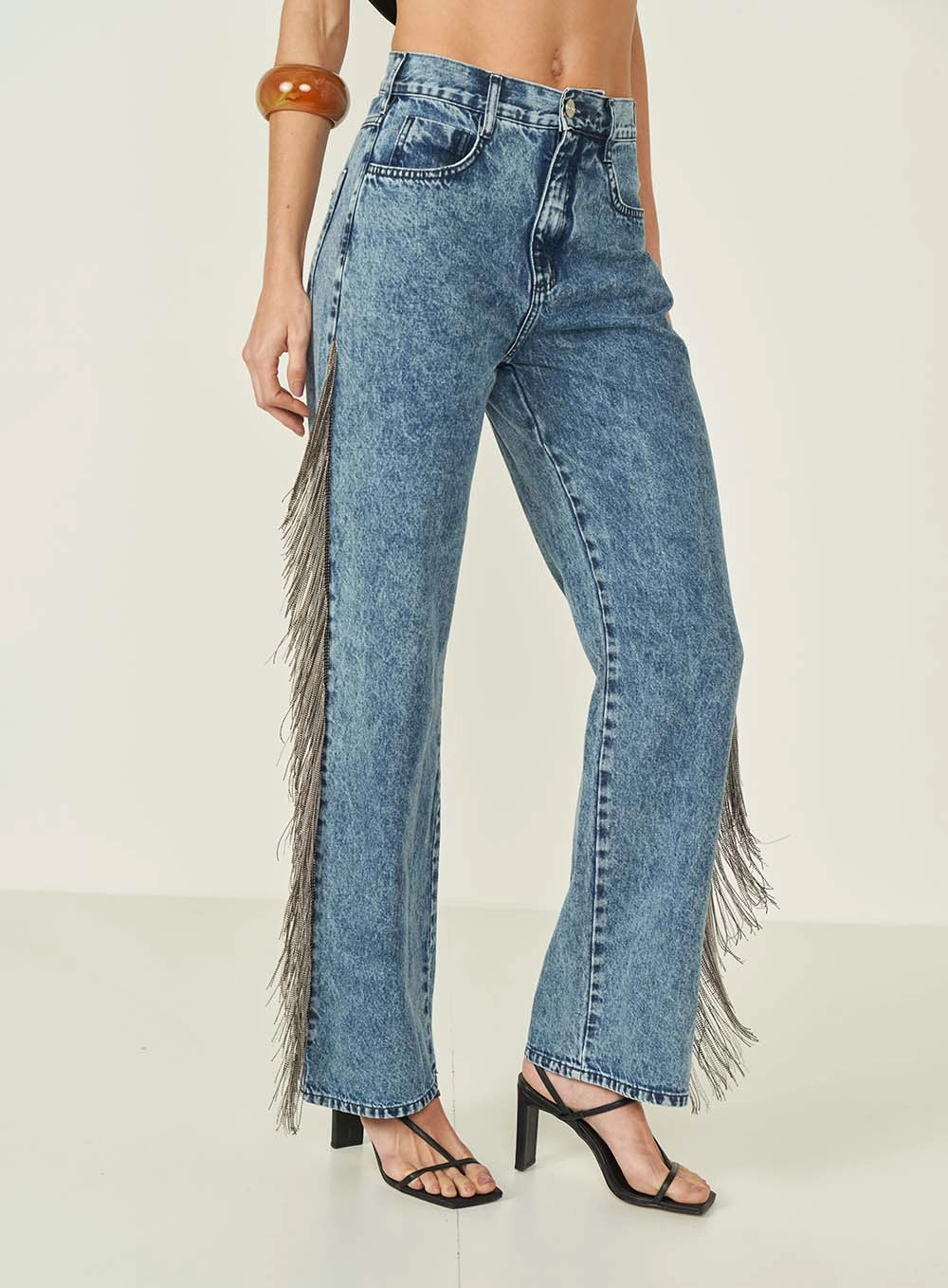 Calça Jeans Feminina Boyish Barcelona Índigo