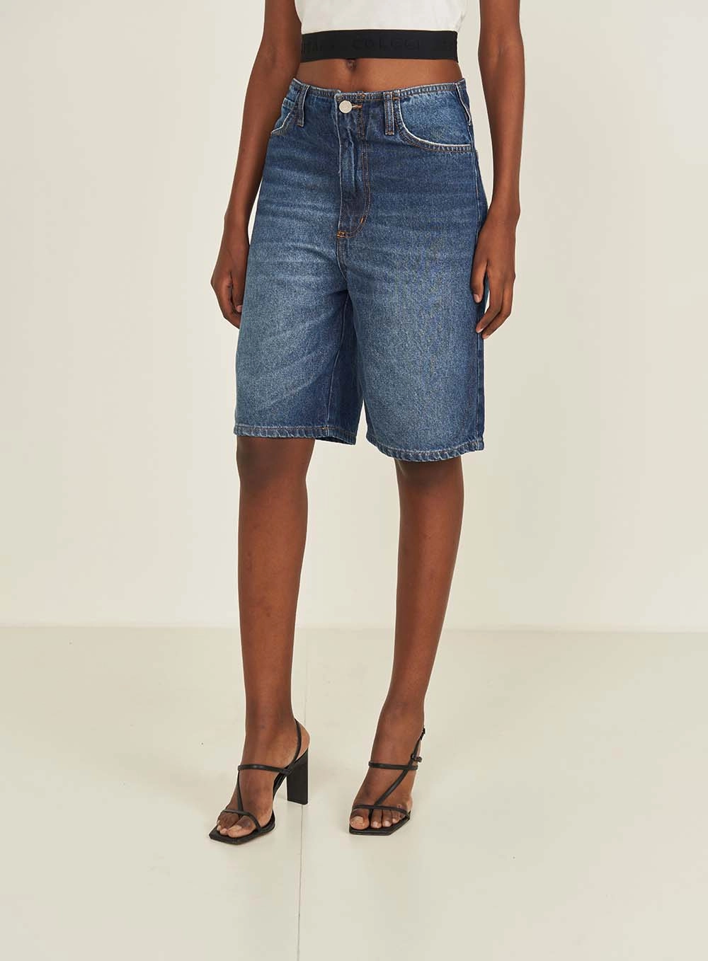 Bermuda Jeans Miami Índigo